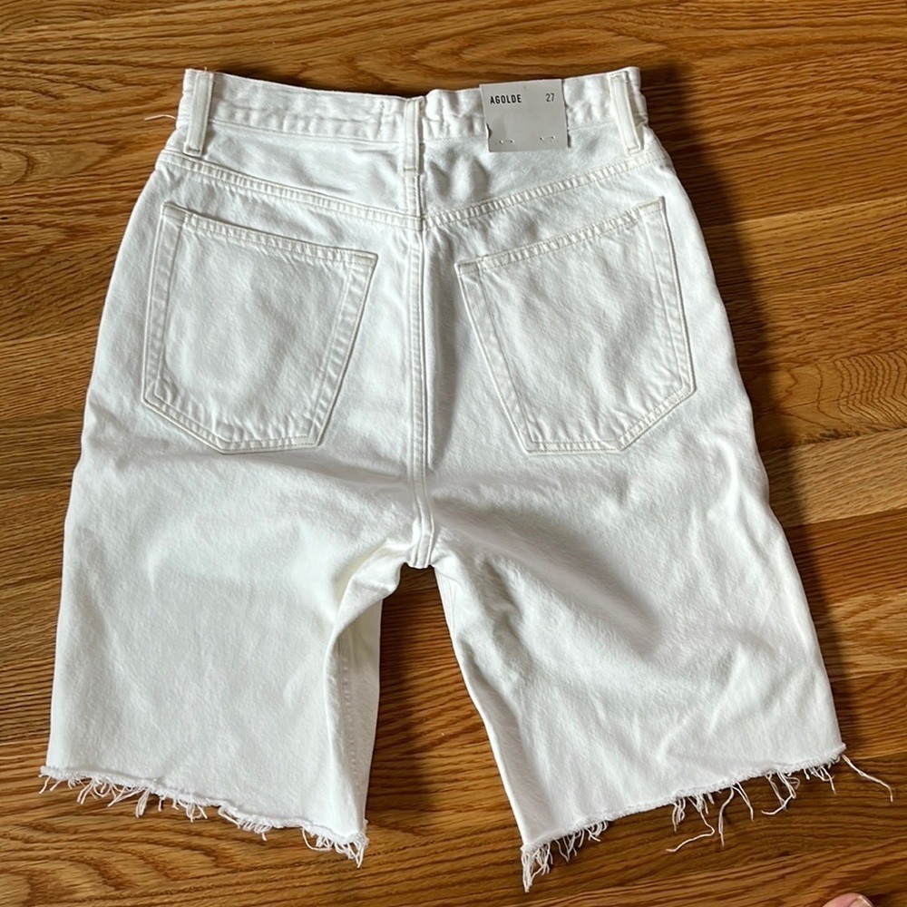 AGolde 90’s Pinch Waist Short High Rise Straight Size 27 NWT - Picture 13 of 15
